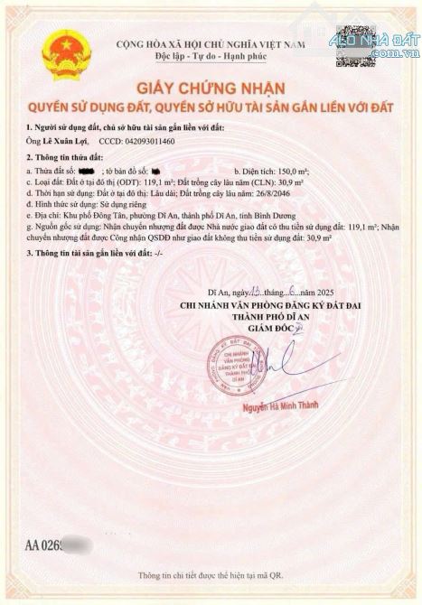Đất gần chợ Dĩ An, phường Dĩ An, TP Dĩ An - 5