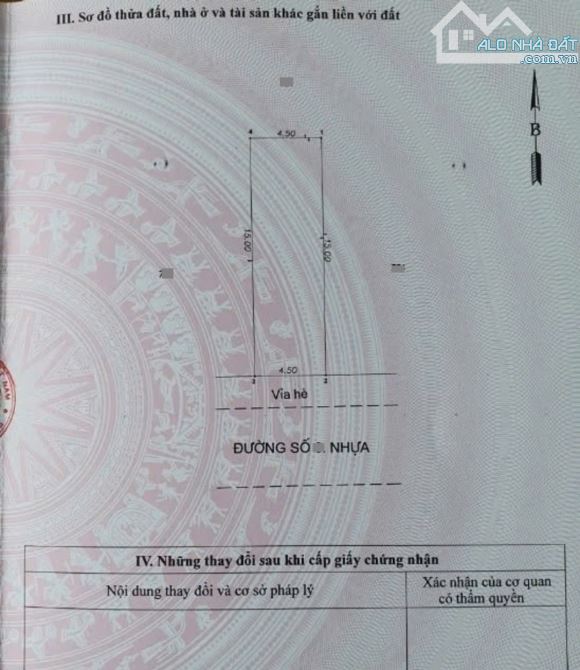 Bán đất KDC An Bình 2 gần đường Nguyễn Tri Phương P.An Bình Tp Dĩ An giá 3ty750 M7006 - 5