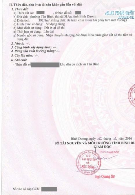 Đất xây Biệt thự KDC Biconsi , P Tân Bình, Tp Dĩ An. - 6