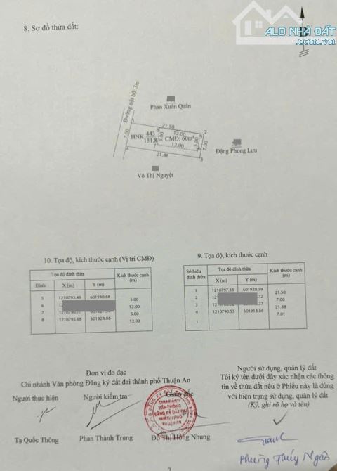 Bán đất ngang 7m xây dựng tự do gần Chợ Búng P.An Thạnh Tp.Thuận An chỉ 2 tỷ 050 TL M7791 - 7