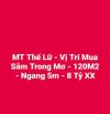 🌟 BÁN ĐẤT MẶT TIỀN THẾ LỮ – VỊ TRÍ KINH DOANH ĐẮT ĐỊA – 120M² – NGANG 5M – 8 TỶ XX