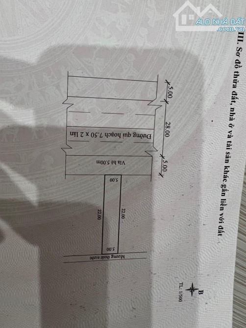 Bán đất Mặt Tiền đường An Dương Vương, dt:110m2(5x22m), gần sông Hàn