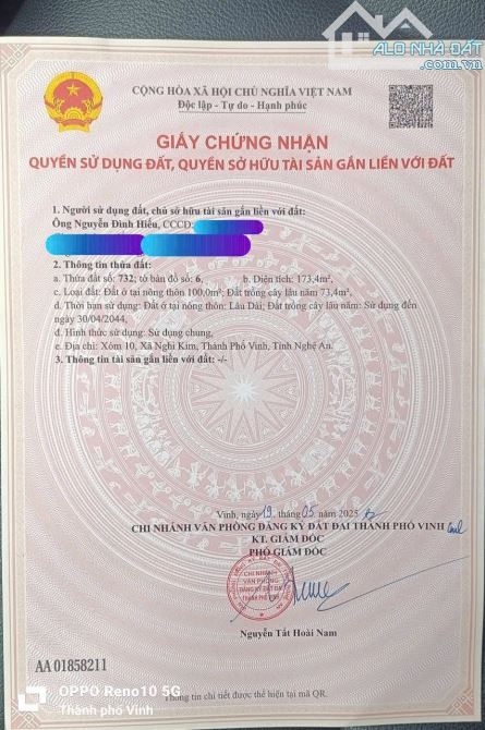 ĐẤT NGÕ QUYẾT TIẾN - NGHI KIM. ĐƯỜNG 8M THÔNG. 173M2 CHỈ HƠN 2 TỶ
