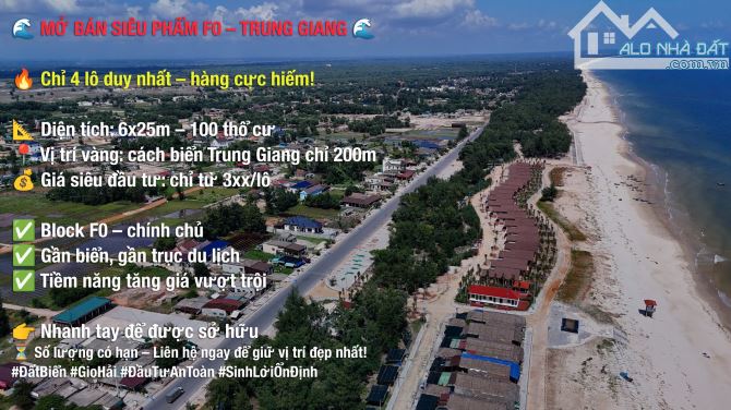 Mở bán siêu phẩm đất biển quảng trị