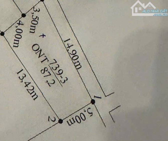 87,2m2 đất thổ vuông vứt sát nhựa 225 triệu tân trụ_Long an giá rẻ đầu tư sổ hiện đường đ - 6
