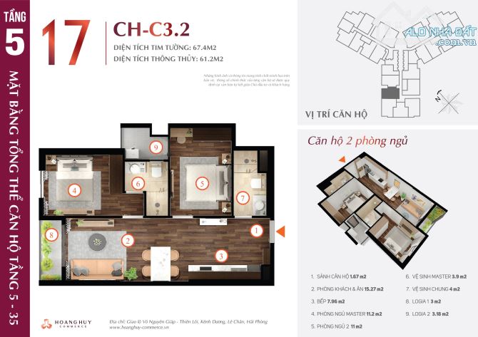 Bán căn  view bể bơi vô cực Hoàng Huy Commerce
