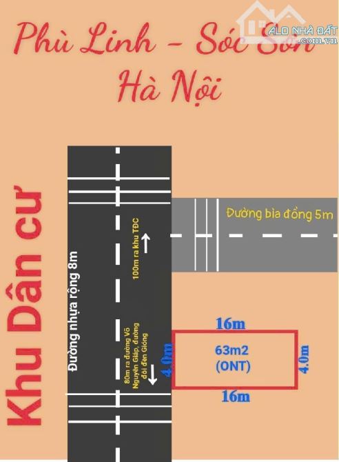 Đất 2 ô tô tránh tại Vệ Linh. Phù Linh, Sóc Sơn giá chỉ 3xtr cho nhà đầu tư