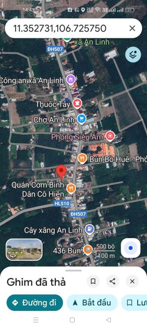 Bán nhanh mặt tiền DH507 Tp HCM, ngang 10, kinh doanh tự do, 750tr - 3