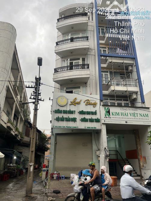Cho thuê Góc 2MT đường Bình Thới, Nhà đẹp 5 Tầng đối diện UBND. Giá: 28 Triệu còn TL
