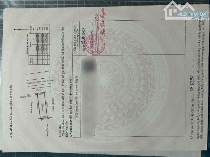 Chủ cần tiền bán gấp 2 lô mặt đường Hoàng Động - Thủy Nguyên (nay là phường Thiên Hương)