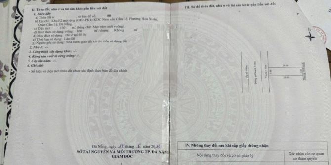 ⭐⭐⭐BÁN CẶP ĐẤT PHAN KHÔI - NAM CẨM LỆ 200M2 GIÁ 9,7 TỶ