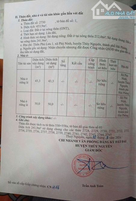 🔥🔥Bán đất tặng nhà tại Việt Khê thủy nguyên hải phòng  Dt 221m tặng căn nhà đẹp.