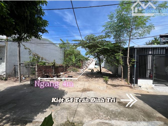 💥 Bán đất kiệt 5m đường Trần Đình Tri dt90m2 Giá 2.69 tỷ