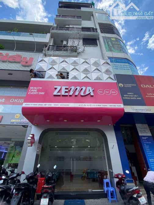 Cho thuê nhà mặt tiền 7 tầng quận Bình Thạnh - 5 x 20m giá tốt