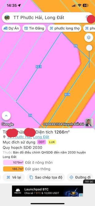 🏡 Bán Đất 2 Mặt Tiền 44B - Phước Hải, Đất Đỏ, BRVT 🌊