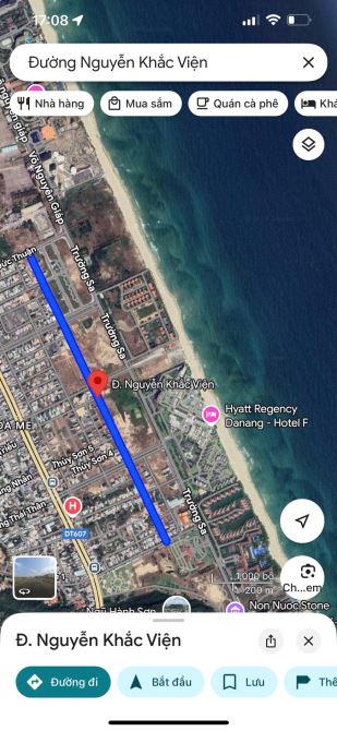 Bán 250m đất ngang 10m mặt tiền đường 15m Nguyễn Khắc Viện Sát Bãi Tắm Sơn Thuỷ