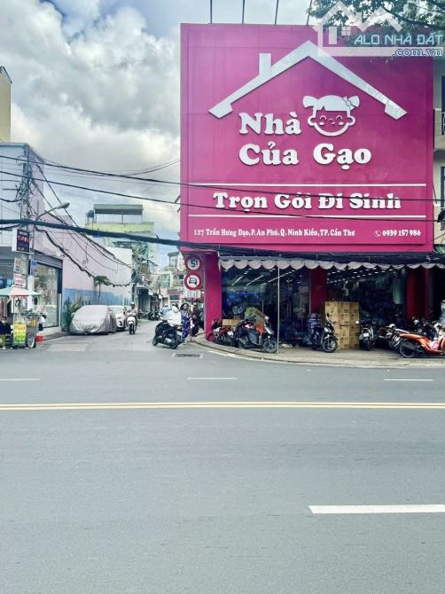 Cho Thuê Nhà Trệt 2 Lầu Góc 2 Mặt Tiền Trần Hưng Đạo Trung Tâm Cần Thơ
