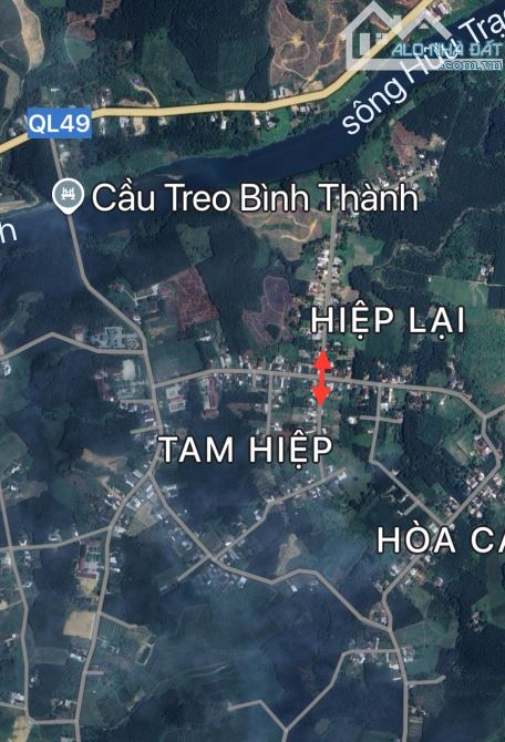 🔥  Đất giá rẻ – Gần Cầu Treo Bình Thành – xã Bình Điền (mới), Tp Huế 🔥
