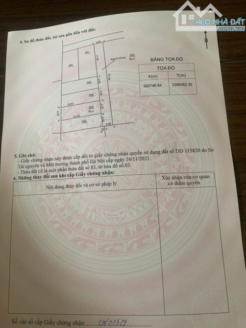 Chính chủ cần bán 50,4m chương dương, Thường Tín ô tô vào đất giá 2ty250