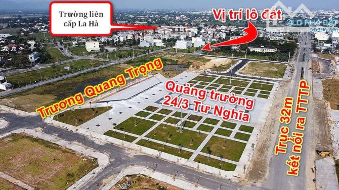 Bán 2 lô liền kề MT Trương Quang Trọng, trục thông Quảng trường Tư Nghĩa
