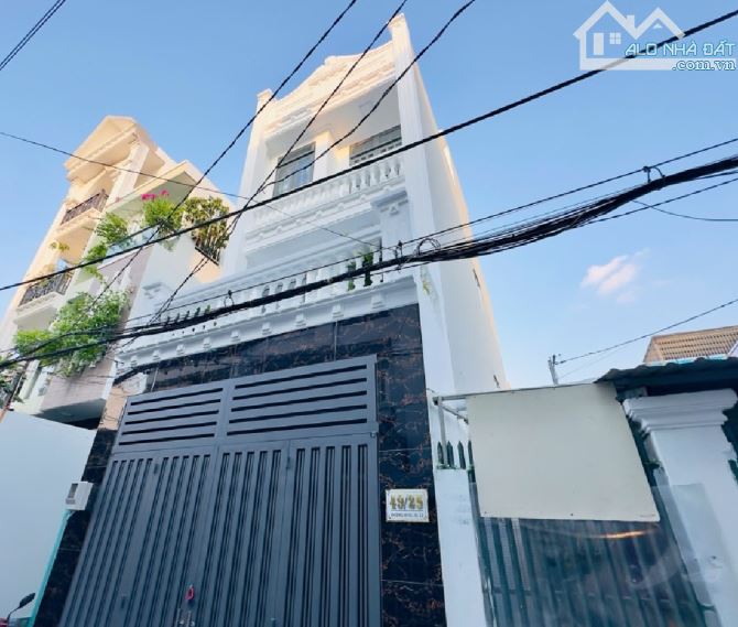 🏡 SIÊU PHẨM Hẻm thông XE HƠI NGAY trường VÕ TRƯỜNG TOẢN-4x13.5m-3 TẦNG-Hiệp Thành 45 Q12