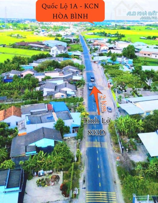 Hàng Vip, 1000m2 đất lúa chuyển thổ đường xe cont 833 chỉ 3 tỷ