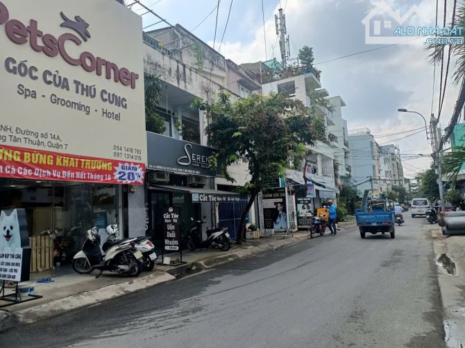 Nhà hẻm thông 6 m Cư xá ngân hàng, Tân Thuận Tây Quận 7. 5*26, 133 m2 thổ cư. Hơn 11 tỷ.