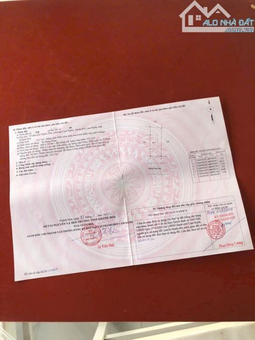 Bán đất mặt tiền nghĩa phú 150m full thổ .cam nghĩa  . Cam ranh khánh hòa