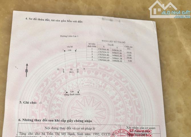 Bán đất mặt tiền đường 7m5 Liêm Lạc 1, Phường Hòa Xuân, Quận Cẩm Lệ, giá 4ty350 Tl