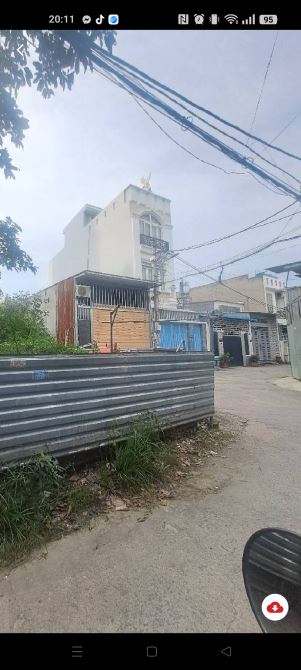 Full thổ cư 165m2 (8,3 x 20). Thạnh Lộc 37. Q12. Lô góc. Gần ngã tư ga.