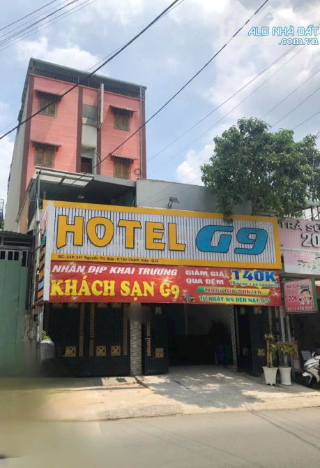 SIÊU HOT – KHÁCH SẠN 6 TẦNG (8.1x32) MẶT TIỀN NGUYỄN THỊ BÚP – NGAY HTCITY, Q12