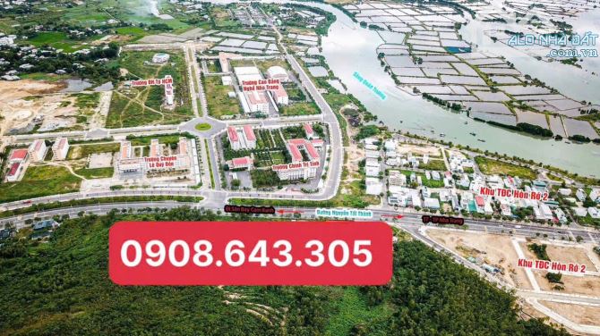 Bán đất TĐC Hòn Rớ 2 đường 17.5m - 90m2 giá 4 tỷ 350 sổ đỏ xây tự do