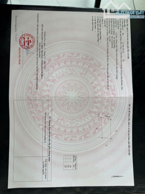 Bán đất trung tâm Diên Khánh 51,4m² gần QL1A – hẻm ô tô thông giá 1,079 tỷ
