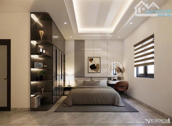 MẶT TIỀN ĐƯỜNG P.TÂY THẠNH - VỪA Ở VỪA KINH DOANH - 4 TẦNG THIẾT KẾ HIỆN ĐẠI SANG TRỌNG