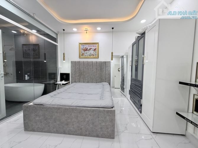 HẺM 1 TRỤC SÁT MẶT TIỀN - ĐANG CHO THUÊ SPA 18TR - NHÀ 80M2 x 4 TẦNG MỚI ĐẸP CHỈ 9.9 TY - 11