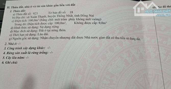 Bán đất thổ cư DT 100m2 - Mặt tiền Đường D21 - Khu Đô Thị Dầu Giây (KDC A1- C1) - 1