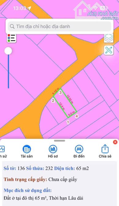 CHỦ GỬI 3 LÔ ĐẤT GẦN TRƯỜNG TH NGUYỄN VĂN TRỖI THUỘC P. TÂN VẠN - 1