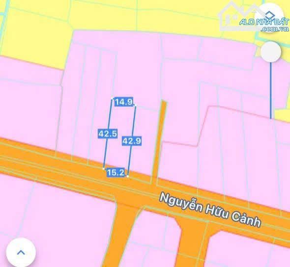 🏡Bán Đất Tặng Nhà Vườn🌴15m MT Nguyễn Hữu Cảnh – Cách Biển 3km – Giá 5,3 Tỷ - 1