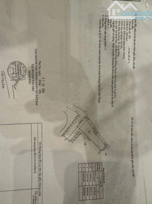 87,2m2 đất thổ vuông vứt sát nhựa 225 triệu tân trụ_Long an giá rẻ đầu tư sổ hiện đường đ - 7