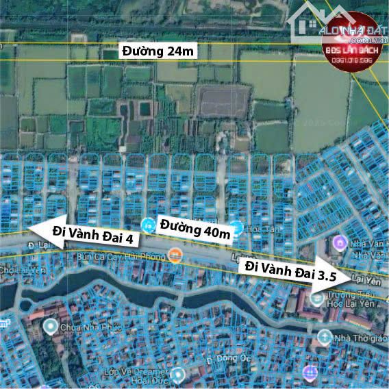 Đất dịch vụ Lại Yên phân lô vỉa hè vị trí trung tâm mới kết nối muôn nơi giá từ 118 triệu - 1