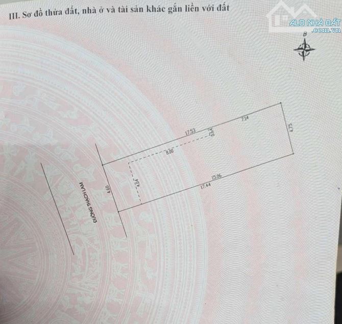 BÁN ĐẤT TẶNG NHÀ CẤP4 ĐƯỜNG THẠCH LAM-GẦN BIỂN MỸ KHÊ-KINH DOANH SẦM UẤT-SÁT PHỐ TÂY - 1
