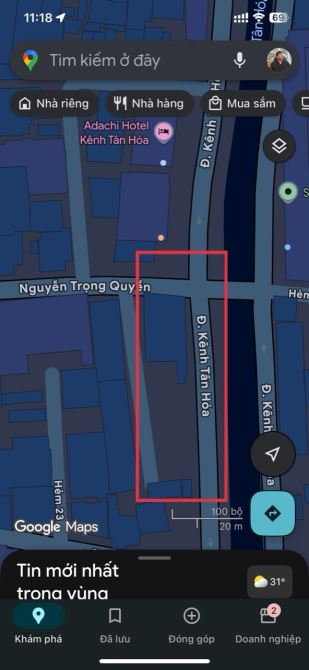 Bán 3900m2 Góc 2 Mặt Tiền Kênh Tân Hoá-Nguyễn Trọng Quyền-Gần Đầm Sen-Vị Trí Đẹp - 1
