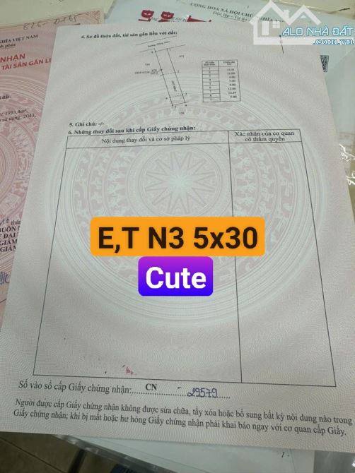 BÁN ĐẤT EATU ĐƯỜNG NHỰA N3 BUÔN JU 5X30 TC60M  1TY760TR ĐƯỜNG NHỰA 2ÔTÔ DÂN CƯ HIỆN HỮU TI - 1