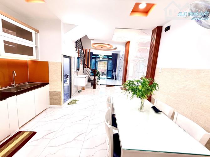 SIÊU PHẨM 4 TẦNG BTCT, Ô TÔ NGỦ TRONG NHÀ, PHẠM VĂN CHIÊU, P9, GÒ VẤP, CHỈ 6.650 TỶ TL. - 1
