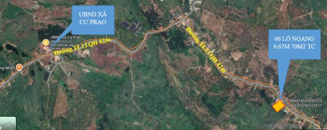 BÁN ĐẤT TỰA NÚI VIEW HỒ MẶT TIỀN TL13 KẾT NỐI PHÚ YÊN - ĐẮK LẮK, TRONG KDC ĐÔNG ĐÚC GẦN UB - 1
