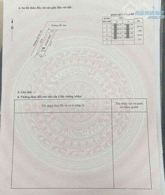 Bán lô góc 5x19.5m, hẻm ĐT.747B p. Bình Chuẩn gần chợ Khánh Long - 1