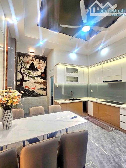 Hẻm ô tô quay đầu, Phan Huy Ích, Ăn Hội Tây, 4x18m, 4 tầng mới keng, 8 tỷ xíu - 1
