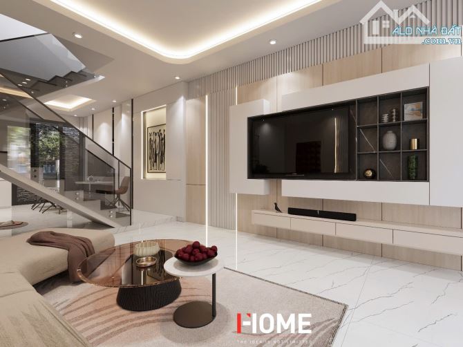 Bán nhà 3 tầng 56m2 mới trung tâm Hùng Vương, Hồng Bàng ô tô đỗ 2-3 cái. - 1