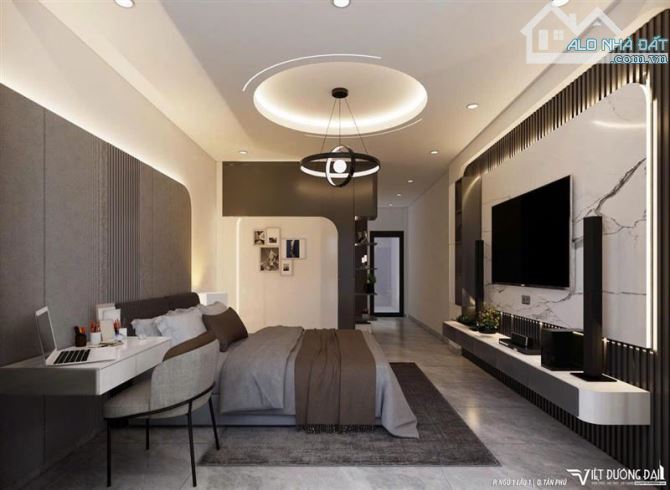 MẶT TIỀN ĐƯỜNG P.TÂY THẠNH - VỪA Ở VỪA KINH DOANH - 4 TẦNG THIẾT KẾ HIỆN ĐẠI SANG TRỌNG - 1