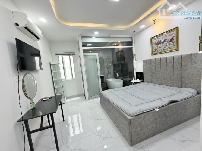 HẺM 1 TRỤC SÁT MẶT TIỀN - ĐANG CHO THUÊ SPA 18TR - NHÀ 80M2 x 4 TẦNG MỚI ĐẸP CHỈ 9.9 TY - 12